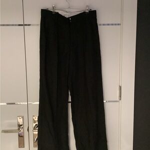H&M Men's Black Dress Trousers - Straight Leg